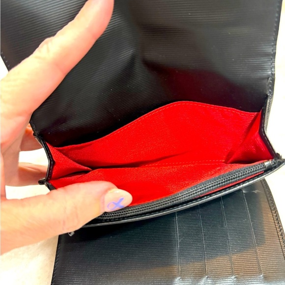 Chanel Black and White Travel Line Nylon Bifold Long Wallet - Picture 7 of 10